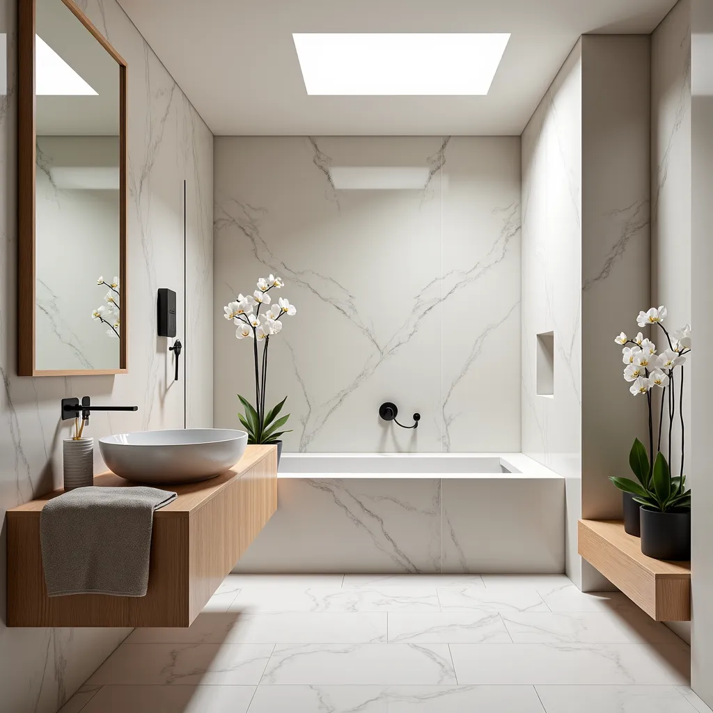 Spa Bathroom - Scandinavian